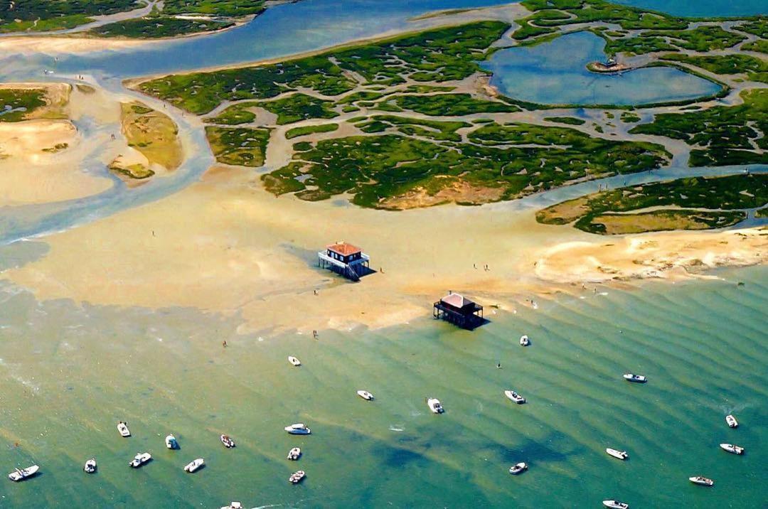 Appartement Vue Sur Baie Et Ocean, 100 M De La Plage Et Du Centre Par Chemin Prive Arcachon Exteriör bild